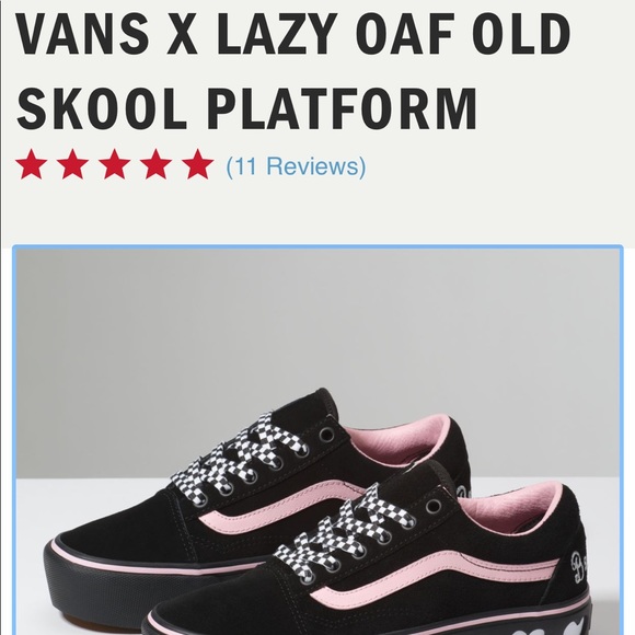 vans old skool platform preto